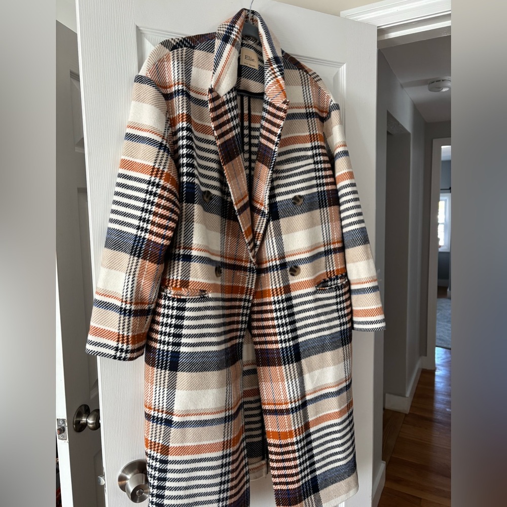 Elie Tahari Women’s Coat Plaid - Picture 2 of 4